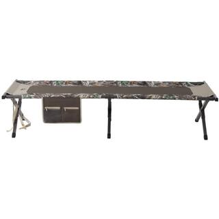 TR Cedar Deluxe Camo Heavy-Duty 300 lbs. Weight Capacity Folding Cot with Carry Bag TR-F20-HNT-023