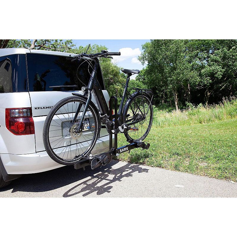 Saris Freedom Hitch Bike Rack， Bike Rack for Car and SUV's， 2 Bikes - Black