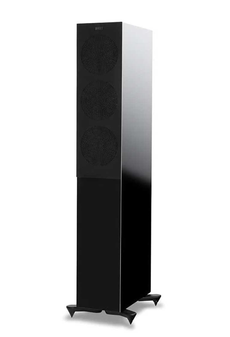 KEF R5 Black Gloss 3-Way Floor Standing Speaker (Each)