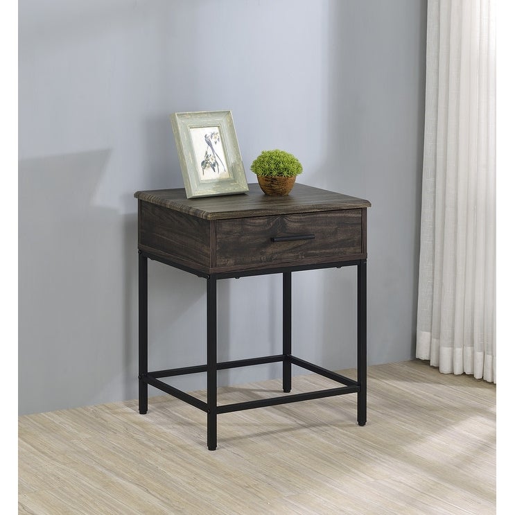 Cliff Brown End Table