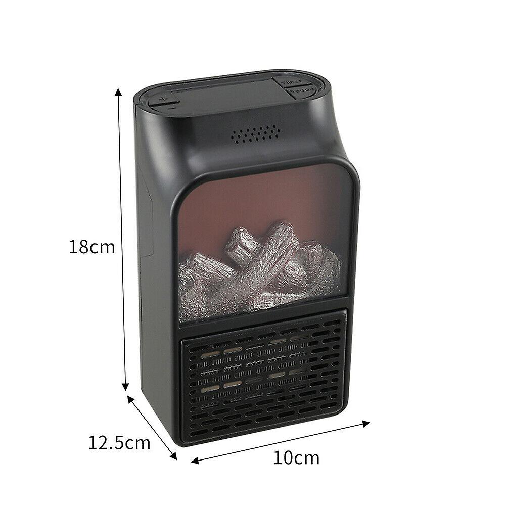 Plug In Wall Heater Portable Mini Electric Fan 900w Space Warmer With Remote Uk Plug