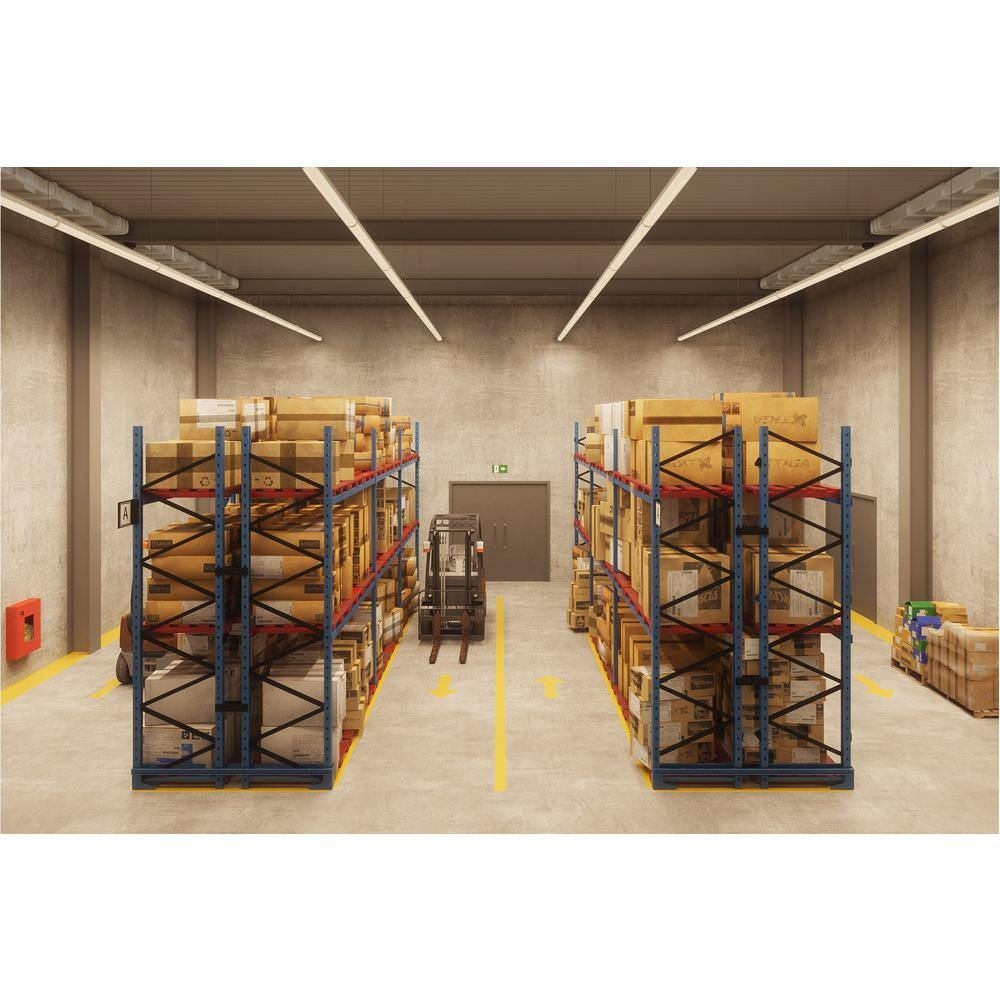 Metalux 8 ft. Linear White Integrated LED Warehouse Strip Light with 8176 Lumens 4000K UNV Voltage 8SL8040