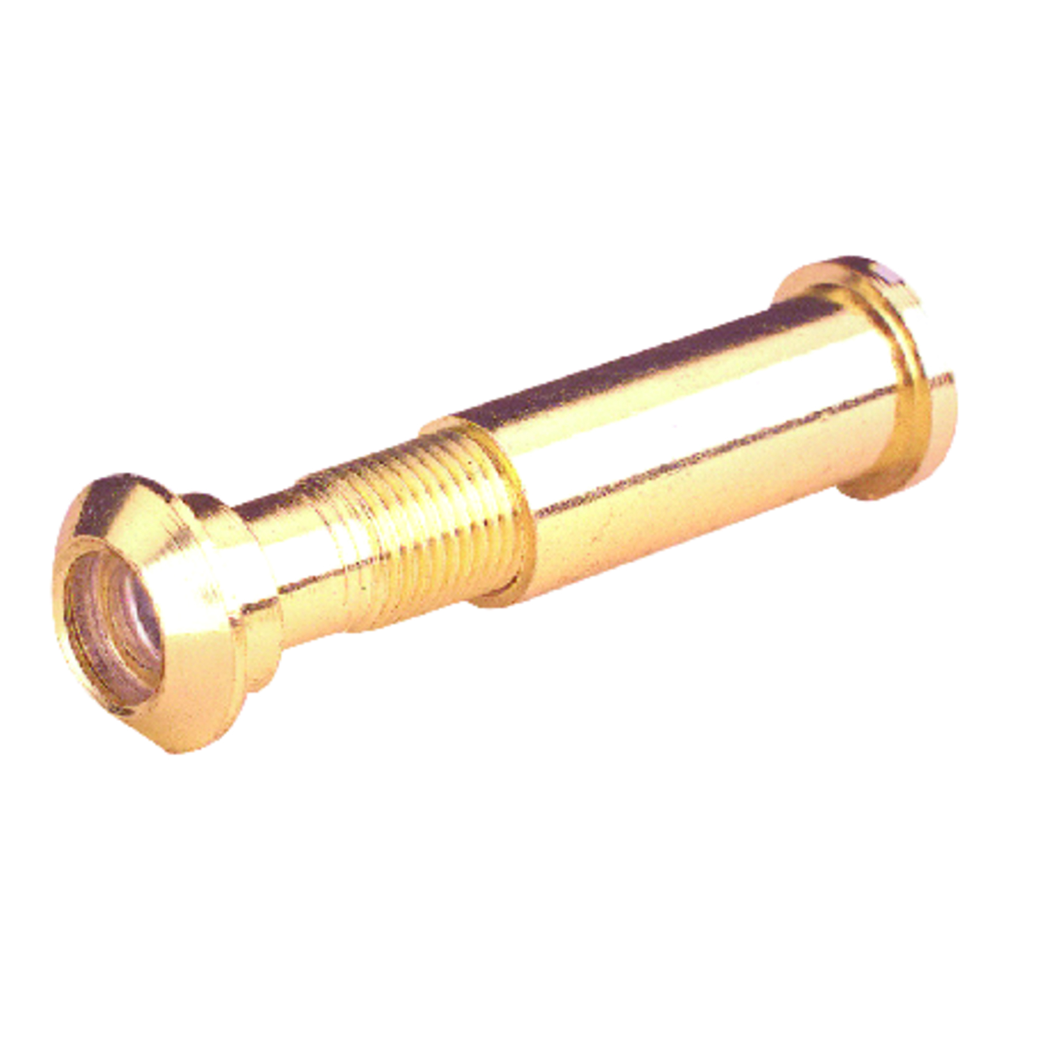 Prime-Line 0.46 in. D 160 deg Polished Brass Brass Door Viewer