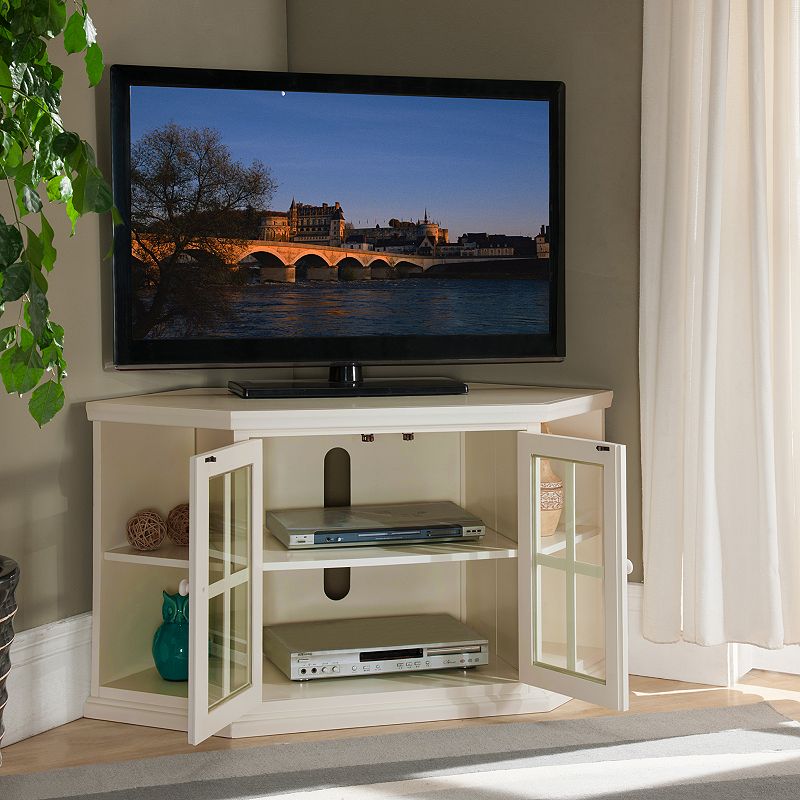 Leick Home Corner Bookshelf TV Stand