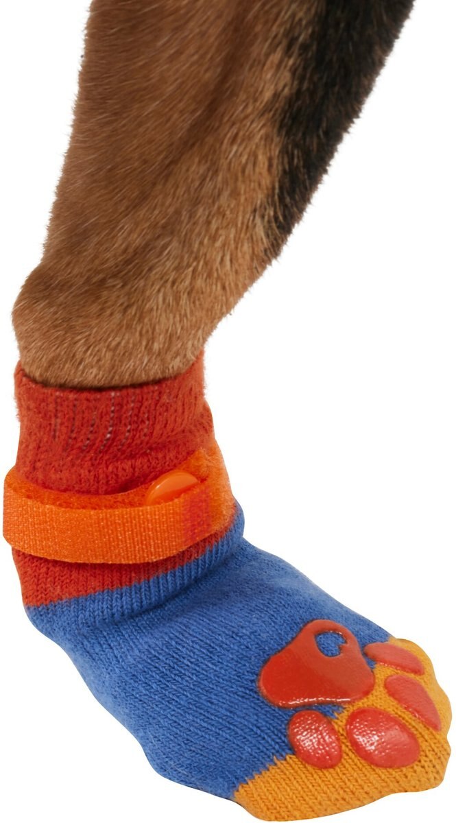 Frisco Non-Skid Colorblock Dog Socks