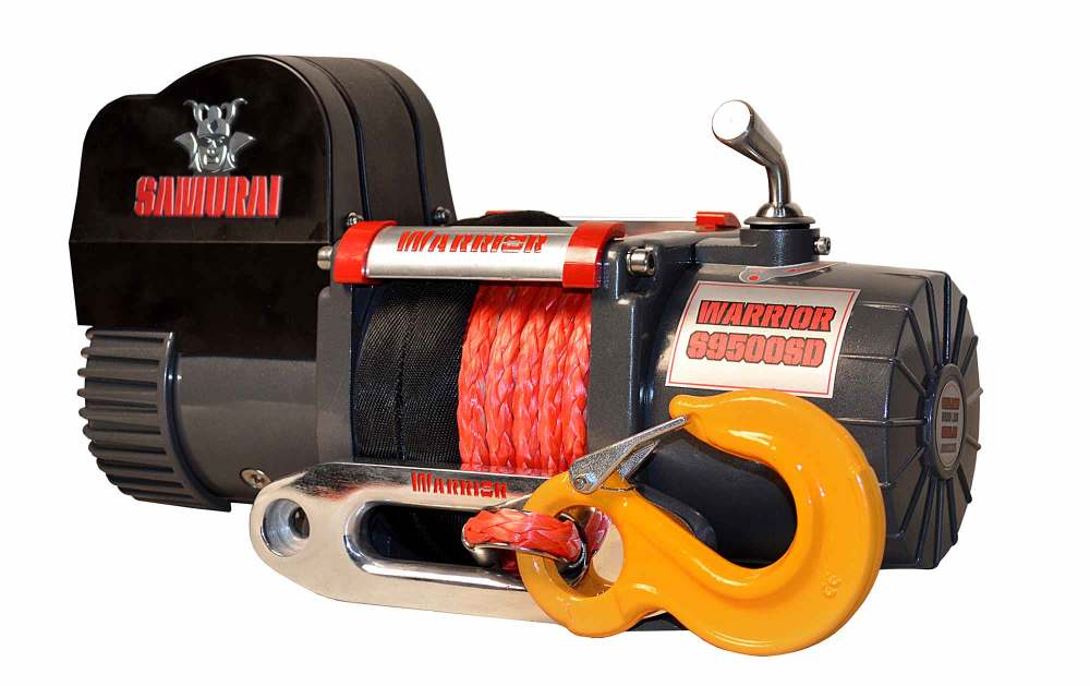 DK2 Samurai Winch Short Drum 9500lb with Synthetic Rope