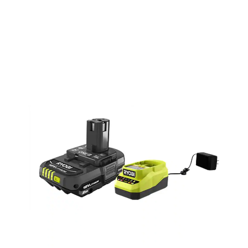 RYOBI PSD101KN ONE+ 18V Cordless 1/2 in. x 18 in. Belt Sander Kit with (1) 2.0 Ah Battery and Charger