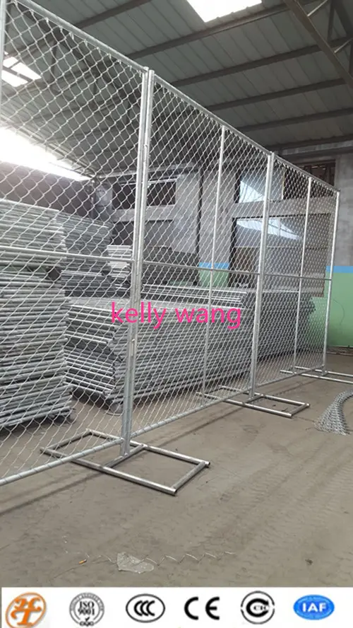 China Manufacture Supply American standard temporary fence panel/portable chain link construction fence