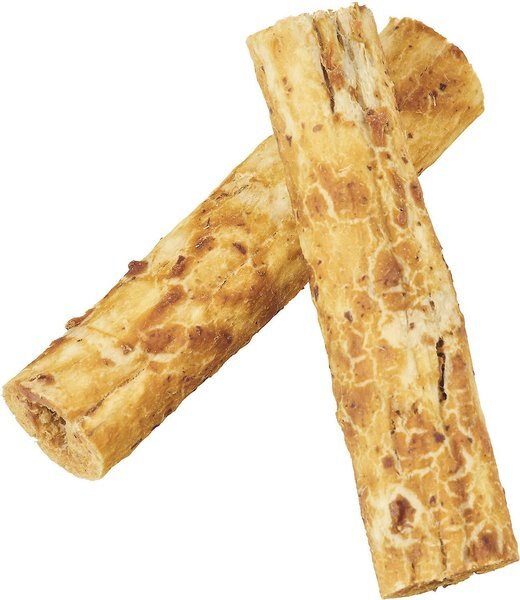 HOTSPOT PETS Rawhide Alternative Peanut Butter Flavored Collagen Rolls Dog Chew Treats， 5-in