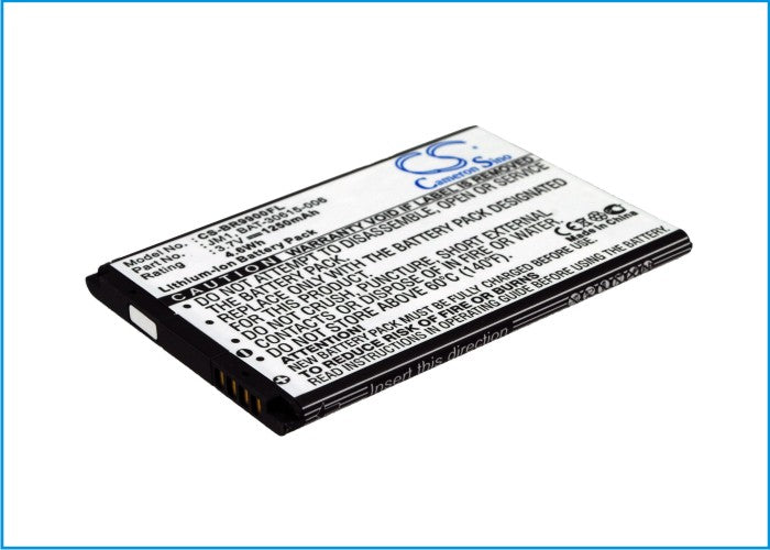 Blackberry Bellagio Bold 9790 Bold 9900 Bo 1250mAh Replacement Battery BatteryClerkcom Mobile Phone