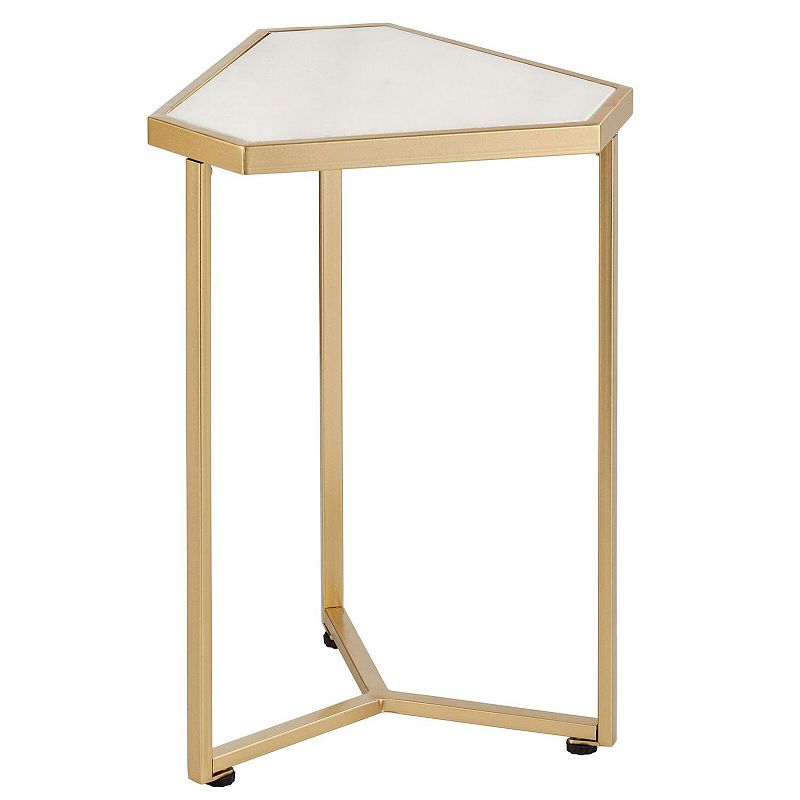 mDesign Triangle Inlay Top Accent Table