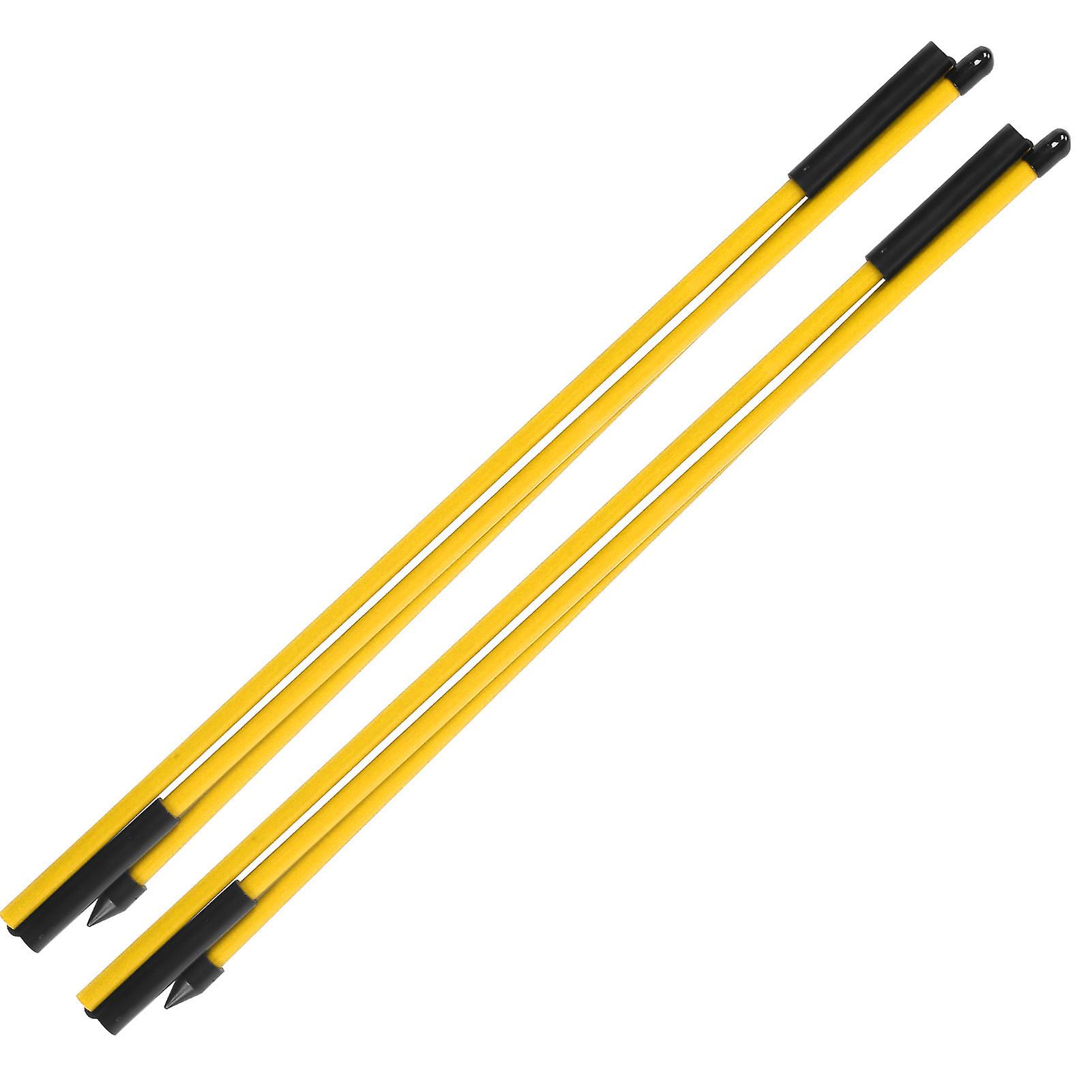 3 Fold Golf Indicator Stick Direction Indicator Auxiliary Trainer Golf Equipment Accessoriesyellow