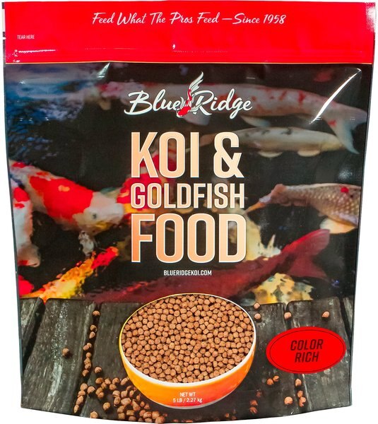 Blue Ridge Koi and Goldfish Color Rich Formula Koi and Goldfish Food