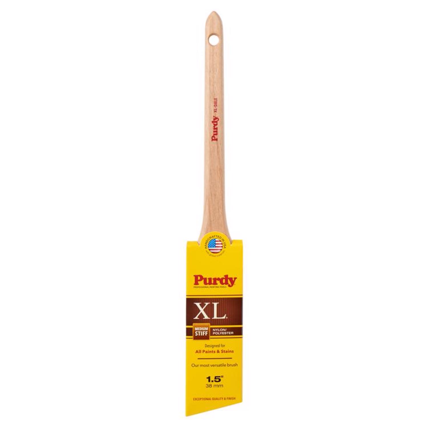 Purdy XL Dale 1-1/2 in. Medium Stiff Angle Trim Paint Brush