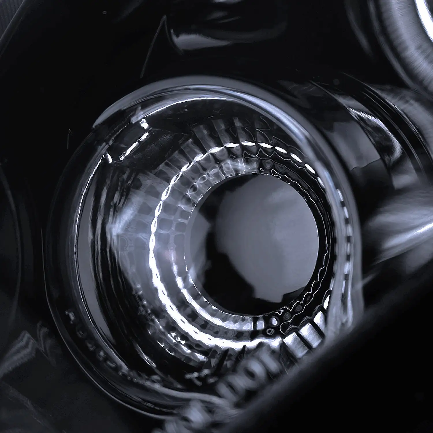 Spec-D Tuning Halo Projector Headlights Glossy Black Housing Smoke Lens Compatible with 2003-2007 Honda Accord 2/4Dr Left + Right Pair Headlamps Assembly