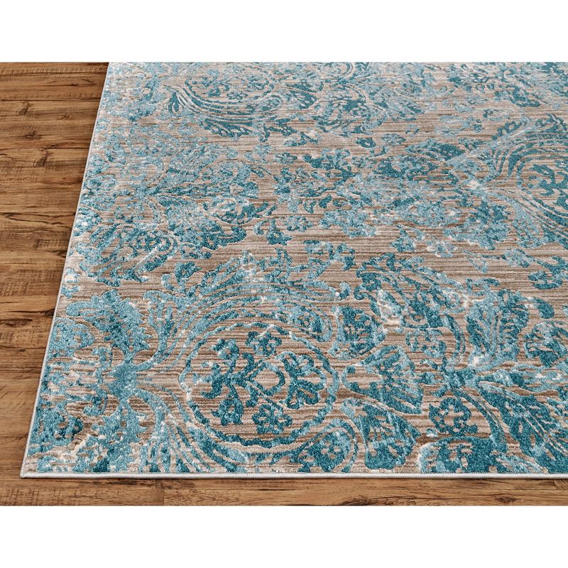 Weave and Wander Arsene Aqua Rug