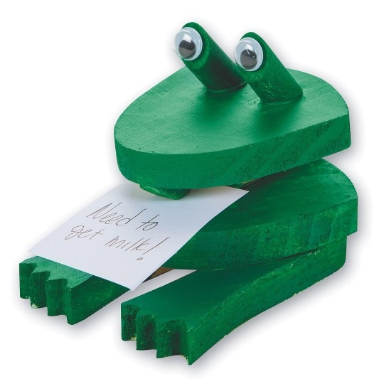 S S Worldwide Unfinished Frog Note Holder  Unassem...