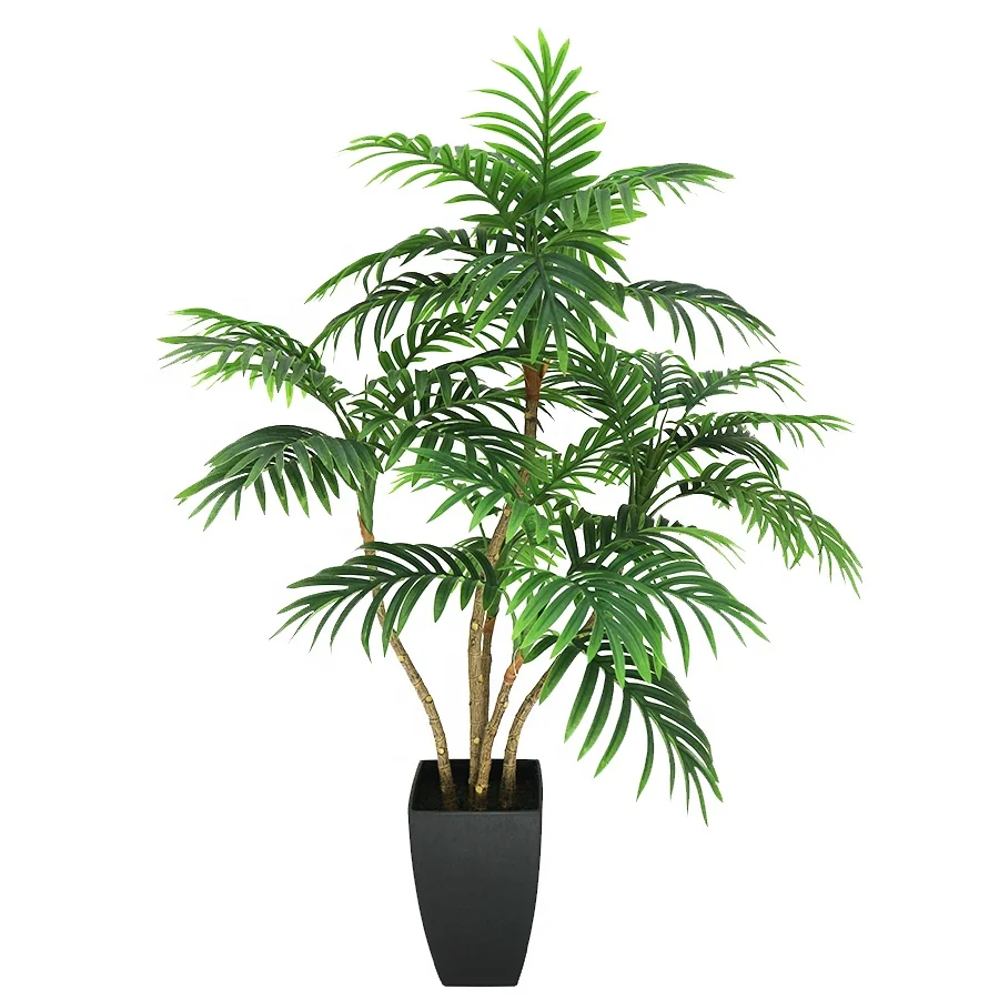 Decor living room supplies 105cm high artificial 42lvs mini palm tree