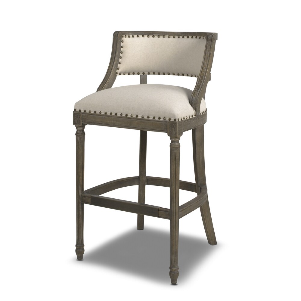 Paris Farmhouse Counter and Bar Stool with Backrest