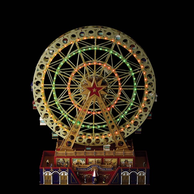 Mr Christmas Animated Led World x27 s Fair Grand Ferris Wheel Christmas Decoration