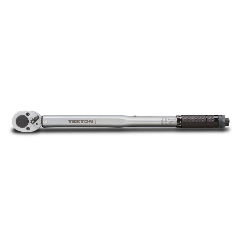 TEKTON 12 in. Drive Click Torque Wrench (10-150 ft.-lb.) 24335