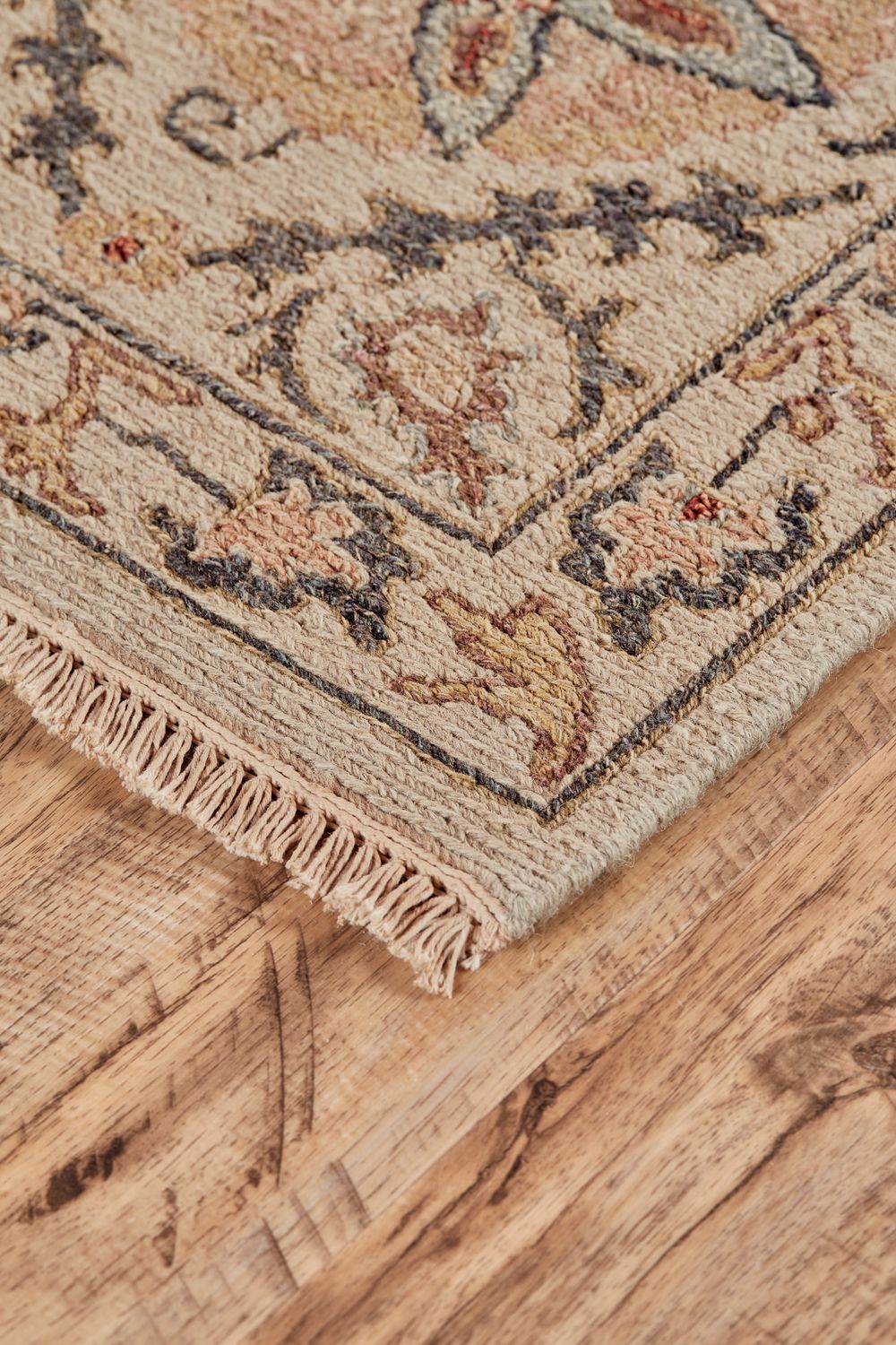 Sulli Hand Knotted Tan Rug by BD Fine