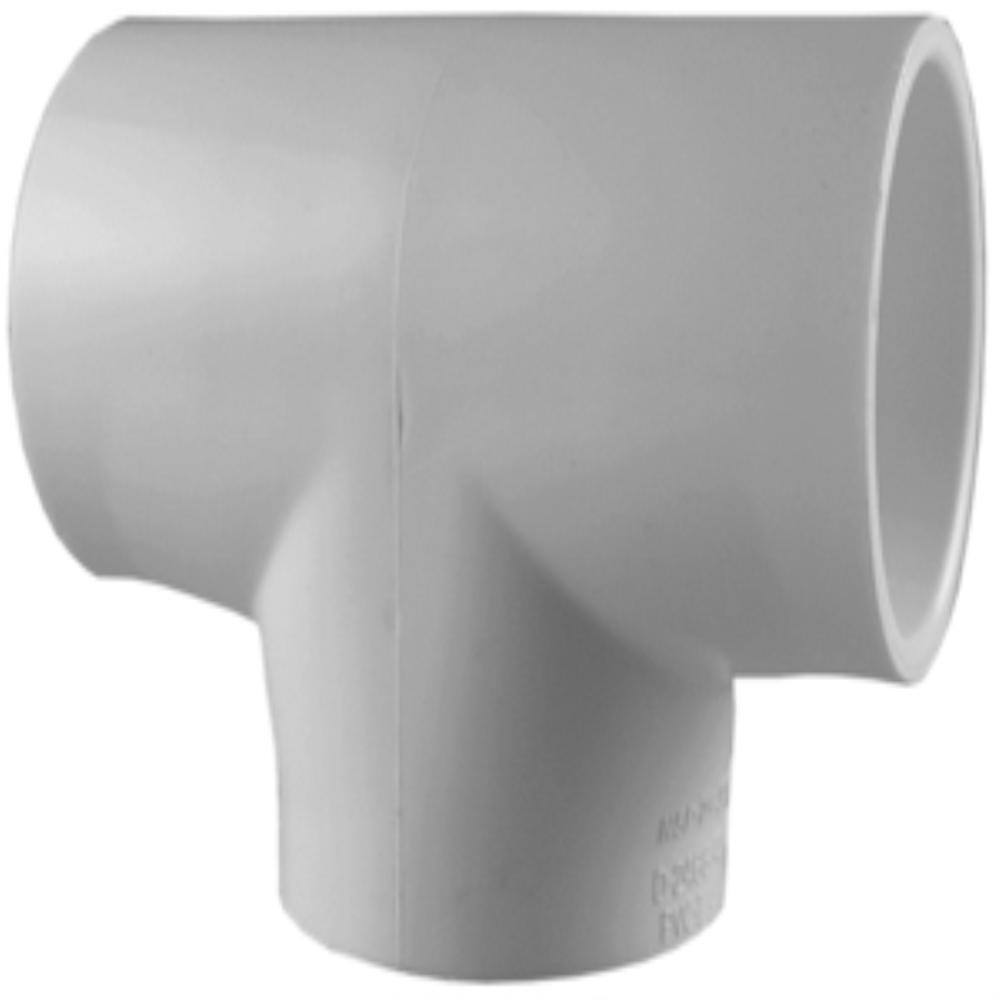 Charlotte Pipe 34 in. Schedule 40 Tee S x S x S Pro Pack (20-Pack) PVC 02400  0820HD