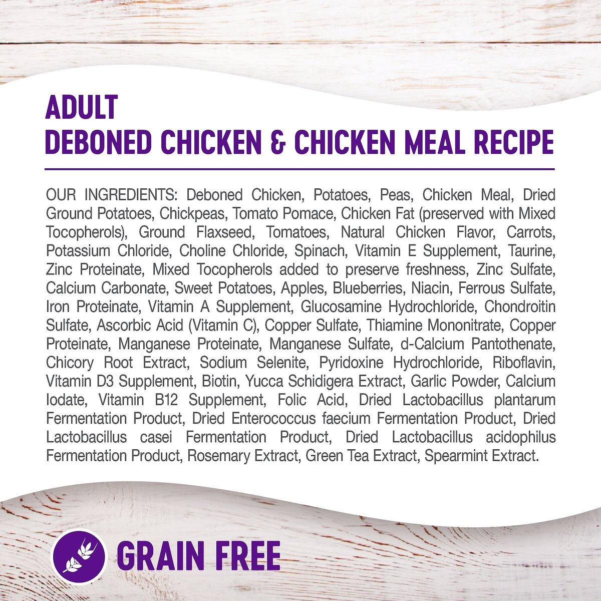 Wellness Grain-Free Complete Health Adult Deboned Chicken and Chicken Meal Recipe Dry Dog Food