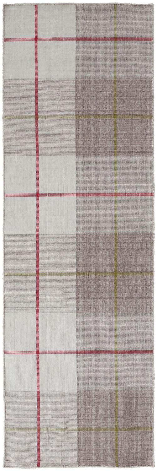 Moya Flatweave Tan and Brown Rug by BD Fine