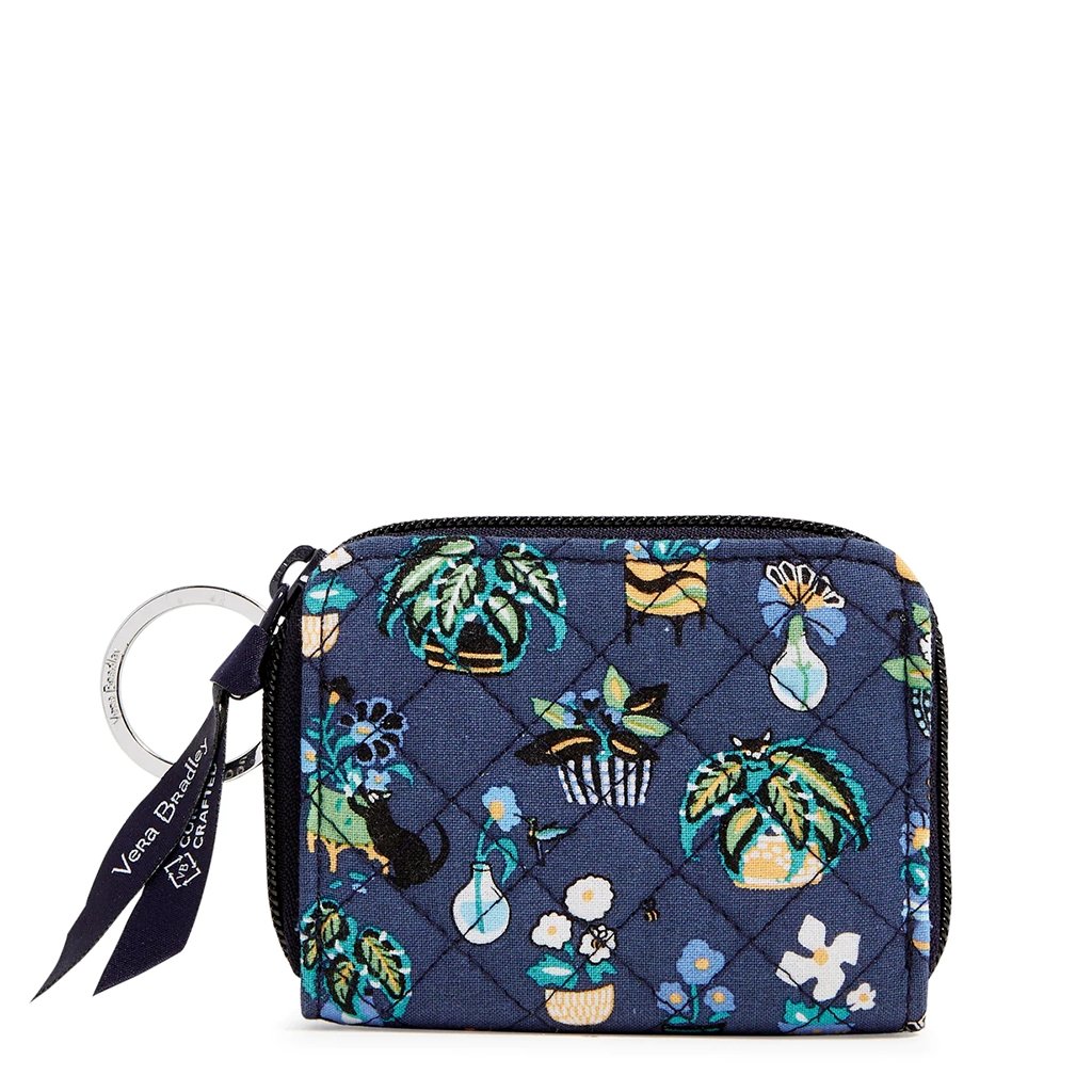 Vera Bradley  RFID Petite Zip-Around Wallet in Plants