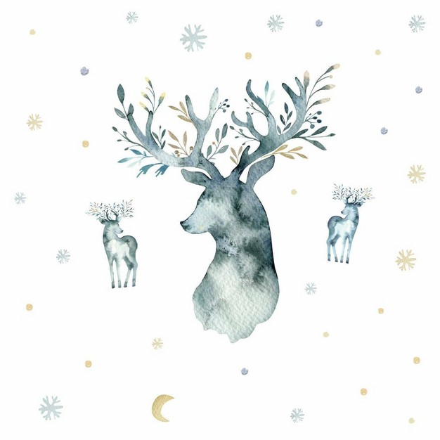 Winter Deer Peel And Stick Giant Wall Decal Roommates