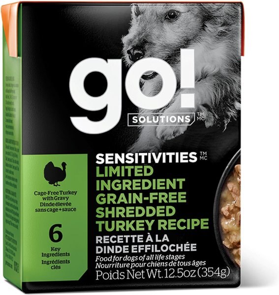 Go! SENSITIVITIES Limited Ingredient Grain-Free Shredded Turkey Dog Food