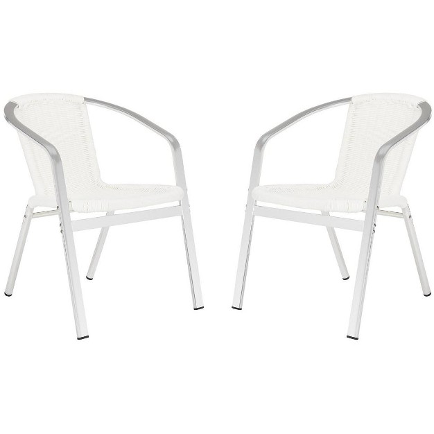 Wrangell Stackable Arm Chair set Of 2 Safavieh