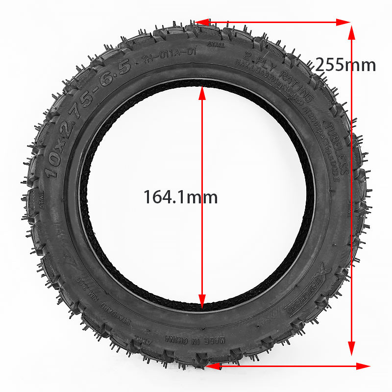 XuanCheng 11 Inch High Quality Speedway  Electric Bike Scooter Tubeless Tires