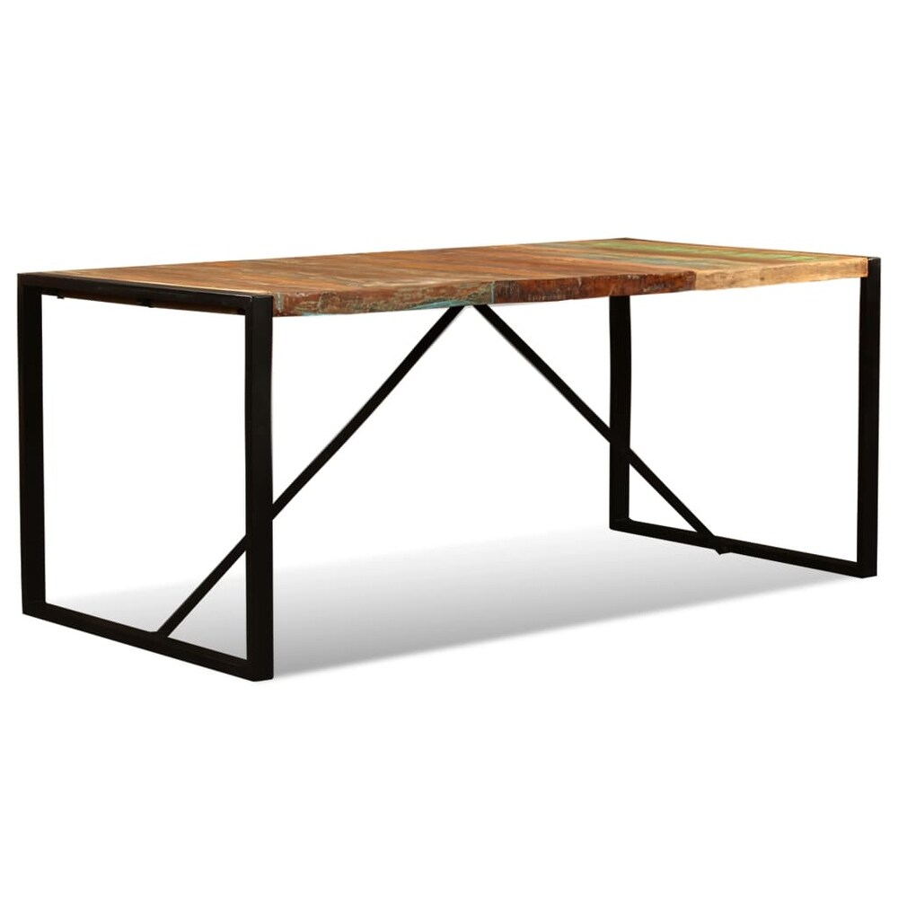 vidaXL Dining Table Solid Reclaimed Wood 70.9\