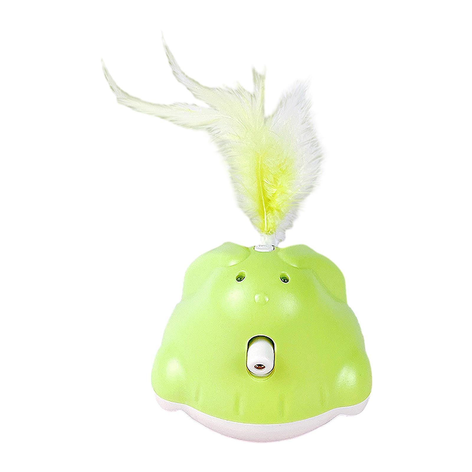 Automatic Cat Toy Moving Usb Rechargeable Auto Self Playing Electric Cat Toy Green