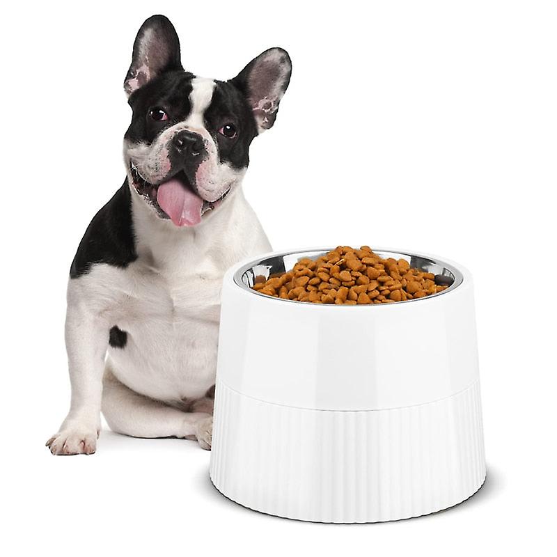 Tower design elevated dog bowl