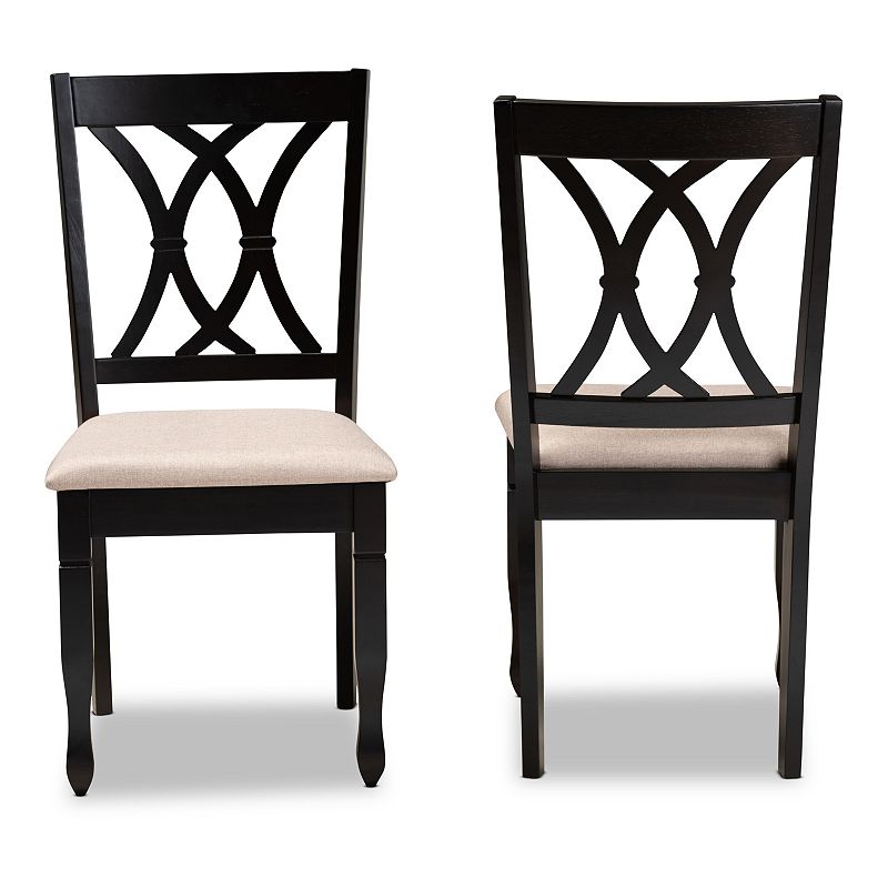 Baxton Studio Reneau Dining Chair 2-piece Set