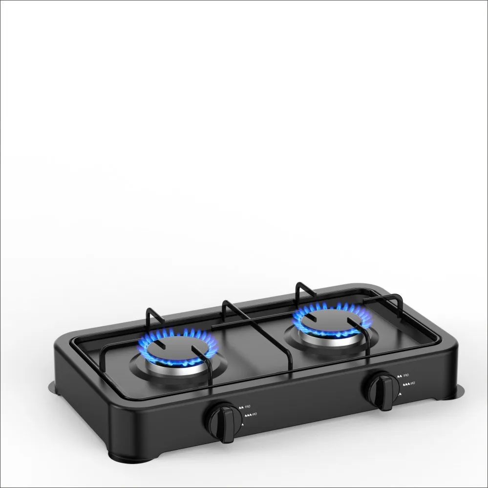 Portable Household Commercial Mini 2 Burners Table Top Double Gas European style simple Small headed outdoor stove