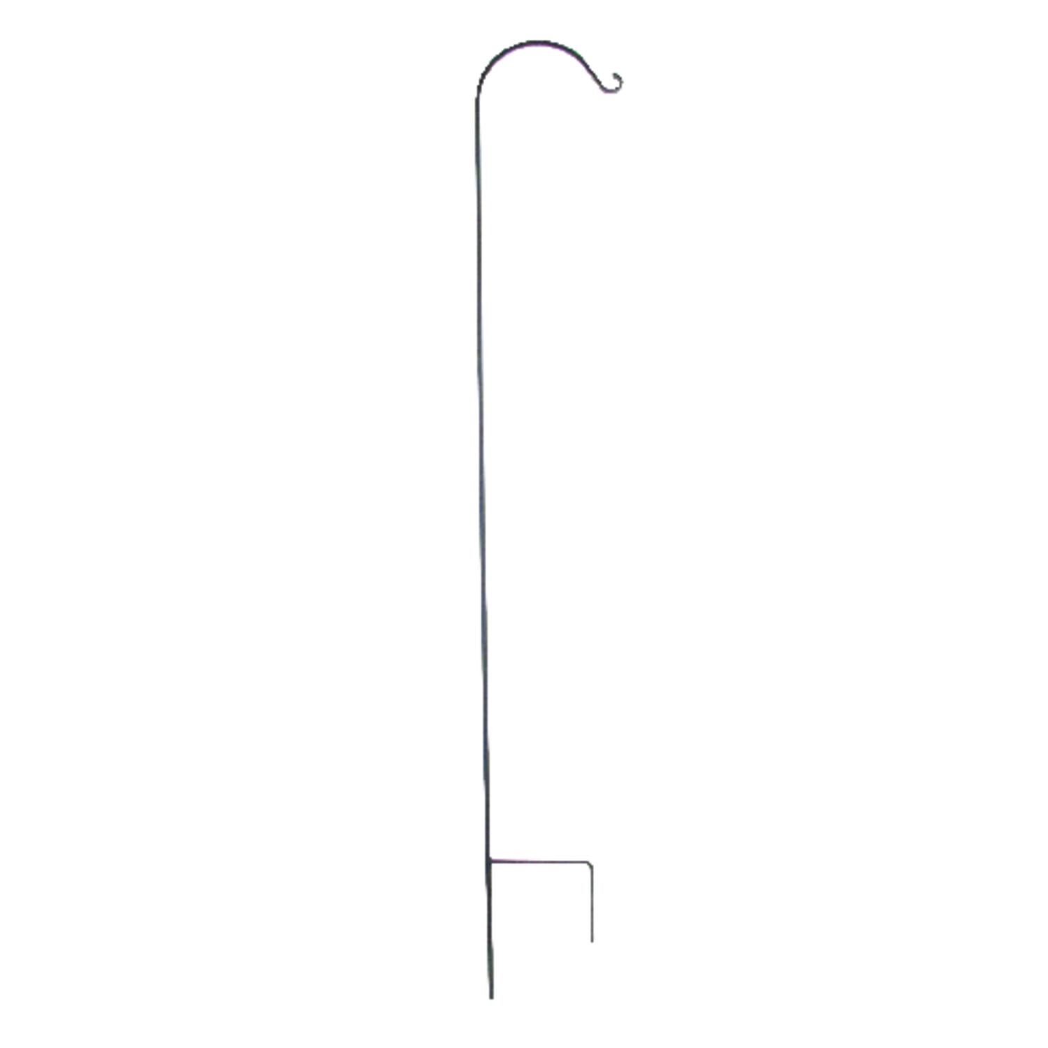 Panacea Black Steel 84 in. H Single Crook Plant Hook 1 pk