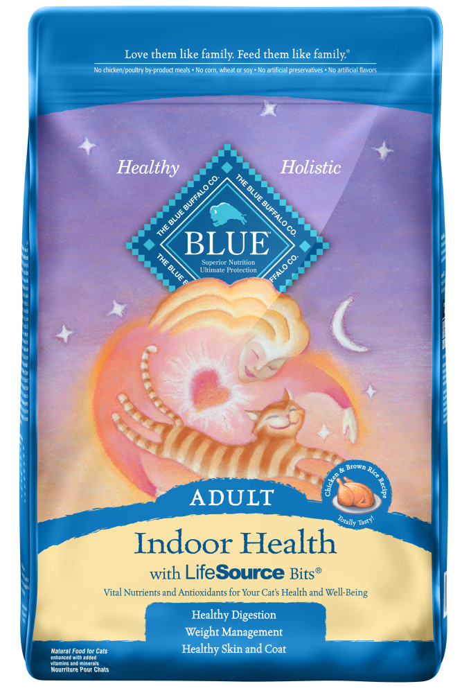 Blue Buffalo Indoor Health Natural Chicken  Brown Rice Adult Dry Cat