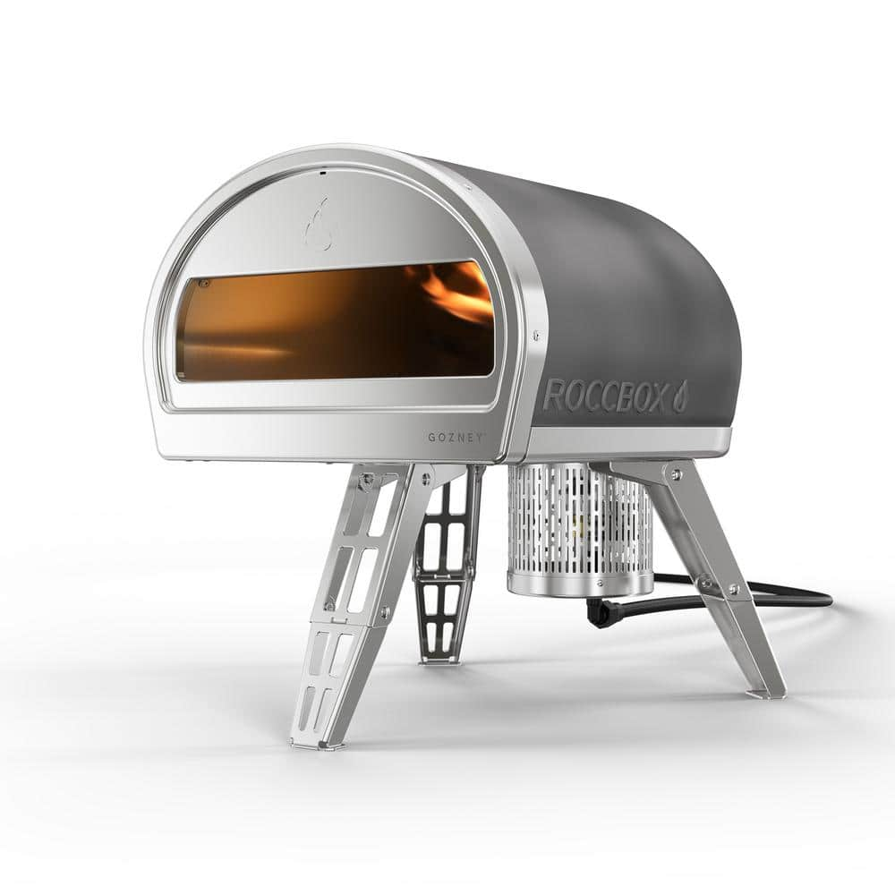 GOZNEY Roccbox Propane Outdoor Pizza Oven 12 in. Grey GRPGYUS1627