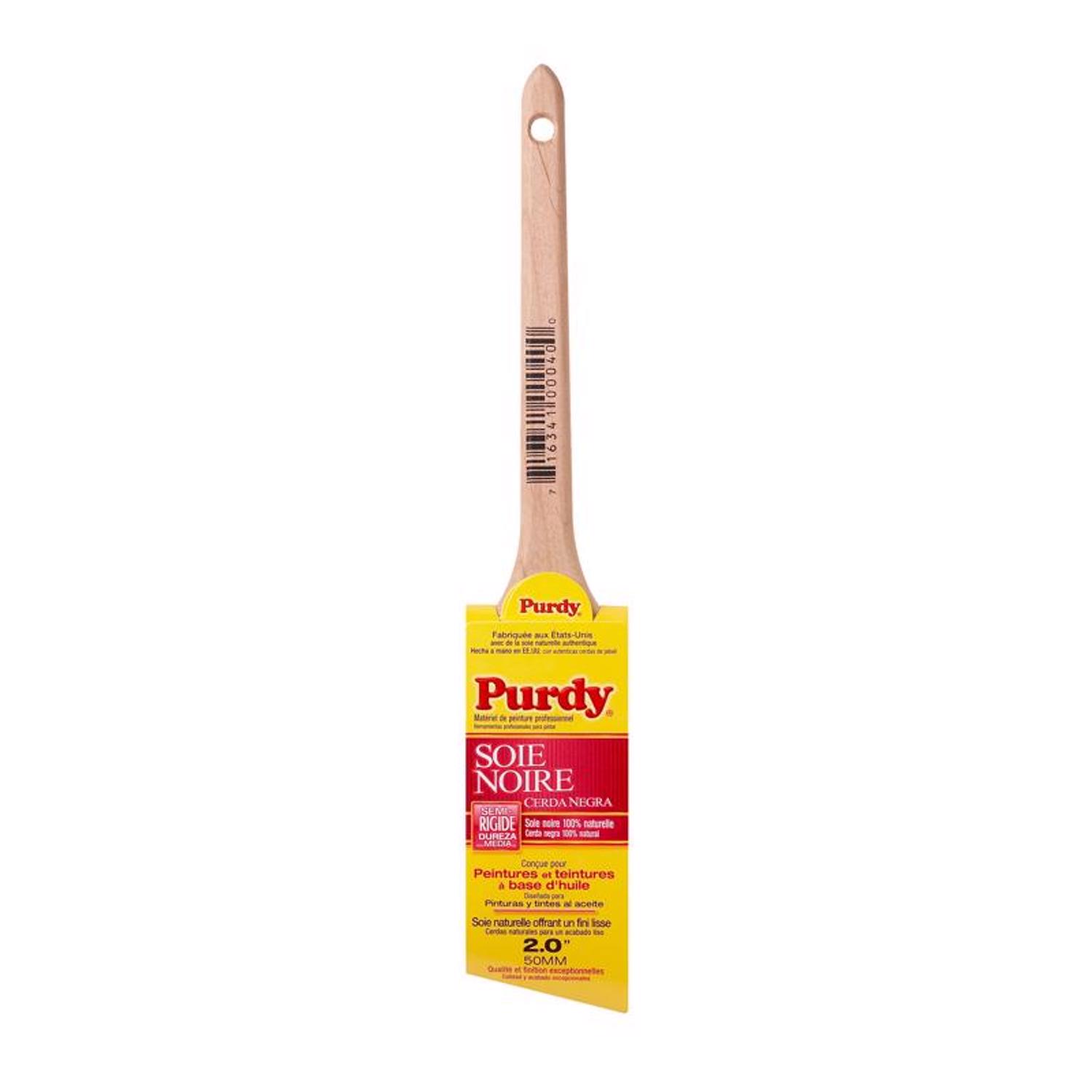 Purdy Black Bristle Adjutant 2 in. Medium Stiff Angle Trim Paint Brush