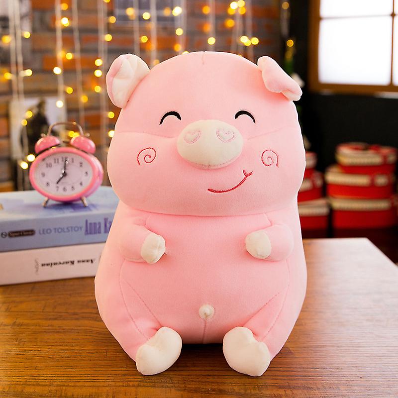 Piggy Comfort for Kids: Pink Stuffed Animal Plush Pillow - Snuggly 14 Inches of Cuddly Joy!