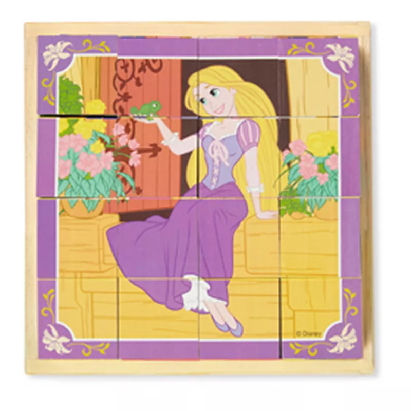 Disney Princess 16-pc. Wooden Cube Puzzle