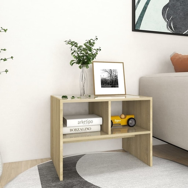 vidaXL Side Table Sonoma Oak 24