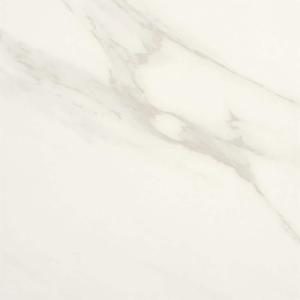 Daltile Selwyn Bianco Calacatta 12 in. x 12 in. Glazed Porcelain Floor and Wall Tile (14.55 sq. ft.  Case) SL601212HD1P6