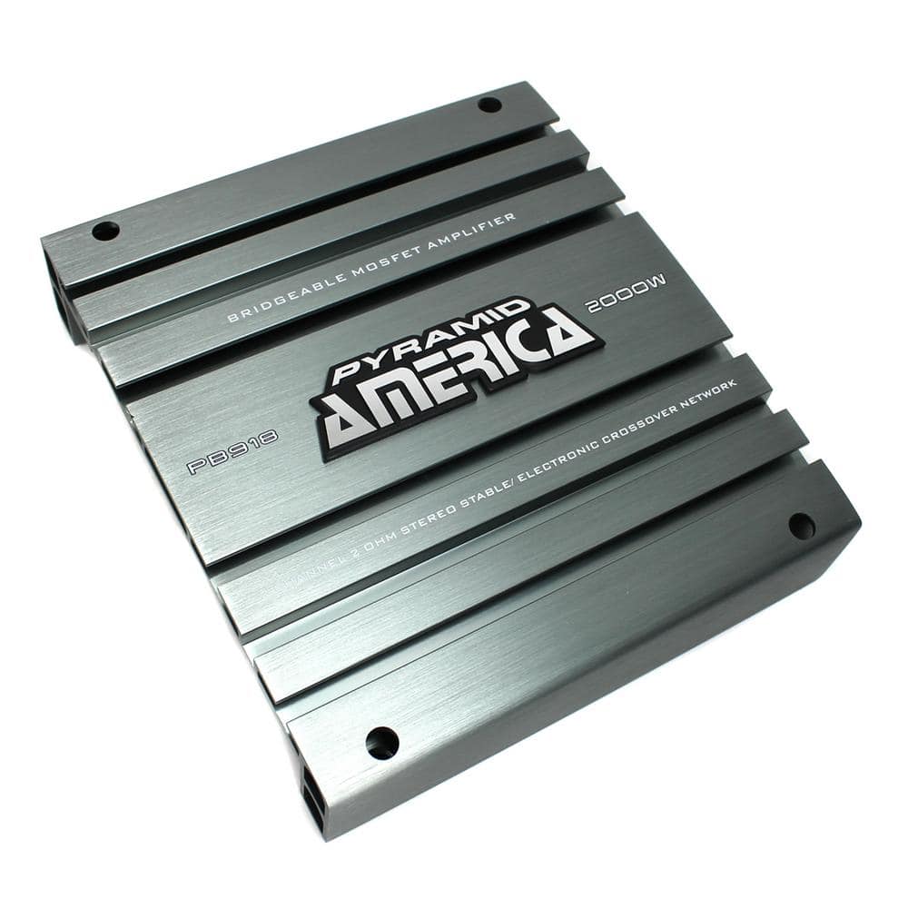 2000-Watt 2 Channel Car Audio Amplifier Power Amp Bridgeable MOSFET PB918