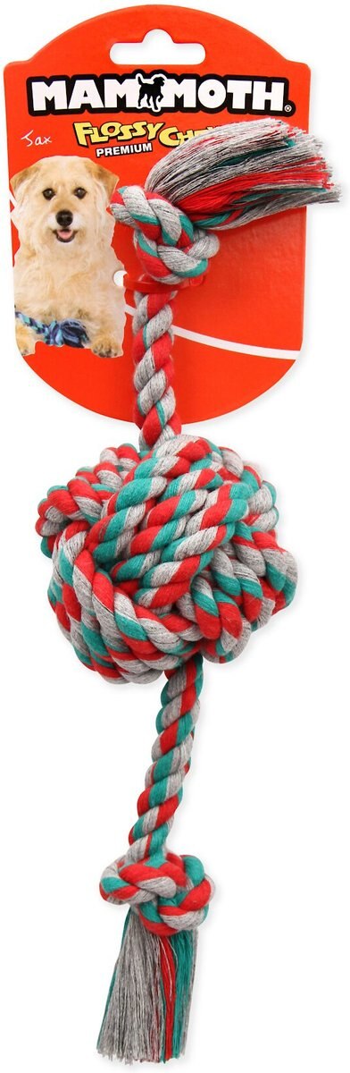 Mammoth Monkey Fist Ball and Rope Ends Dog Toy