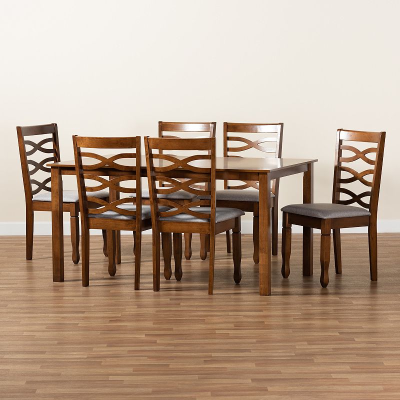 Baxton Studio Lanier Dining 7-piece Set